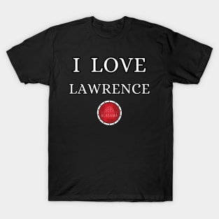 I LOVE LAWRENCE | Alabam county United state of america T-Shirt